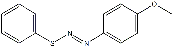  1-[(Phenylthio)azo]-4-methoxybenzene