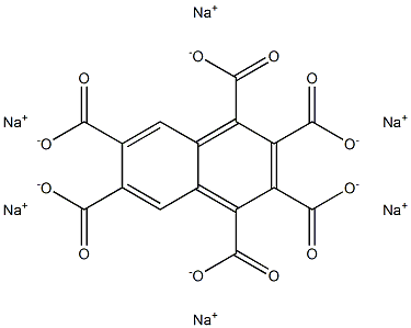 1,2,3,4,6,7-Naphthalenehexacarboxylic acid hexasodium salt Struktur