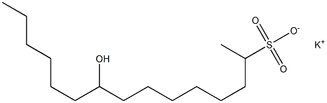 9-Hydroxypentadecane-2-sulfonic acid potassium salt