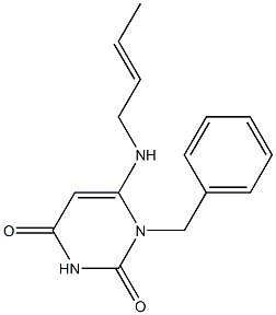 6-[(E)-2-Butenylamino]-1-benzylpyrimidine-2,4(1H,3H)-dione