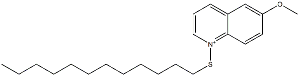 1-Dodecylthio-6-methoxyquinolinium|