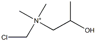  N-Chloromethyl-N,N-dimethyl-2-hydroxypropan-1-aminium