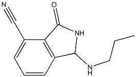 3-Propylamino-7-cyano-2,3-dihydro-1H-isoindol-1-one 结构式