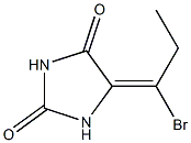 5-(1-Bromopropylidene)hydantoin Struktur