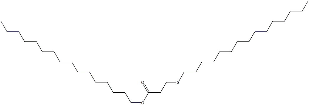 3-(Pentadecylthio)propionic acid hexadecyl ester Structure