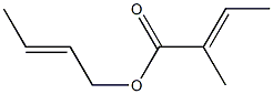 (E)-2-Methyl-2-butenoic acid 2-butenyl ester