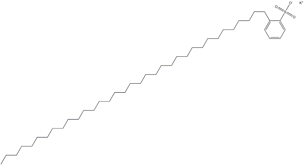 2-(Pentatriacontan-1-yl)benzenesulfonic acid potassium salt Structure