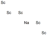 ペンタスカンジウム-ナトリウム 化学構造式