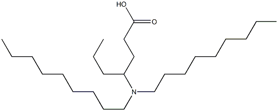 4-(Dinonylamino)heptanoic acid