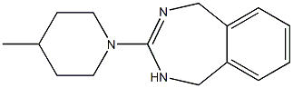 4,5-Dihydro-3-(4-methylpiperidino)-1H-2,4-benzodiazepine Structure