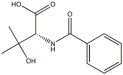 [R,(-)]-N-Benzoyl-3-hydroxy-D-valine Structure