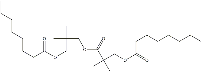 3-Octanoyloxy-2,2-dimethylpropionic acid 3-octanoyloxy-2,2-dimethylpropyl ester Structure