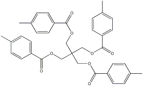 Pentaerythritol tetra(4-methylbenzoate) Struktur