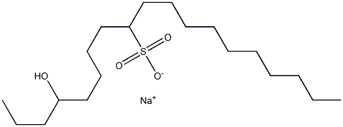 4-Hydroxynonadecane-9-sulfonic acid sodium salt