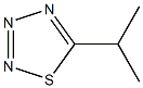 5-Isopropyl-1,2,3,4-thiatriazole 结构式