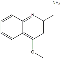 2-(Aminomethyl)-4-methoxyquinoline,,结构式