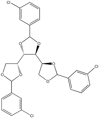 1-O,2-O:3-O,4-O:5-O,6-O-Tris(3-chlorobenzylidene)-L-glucitol|