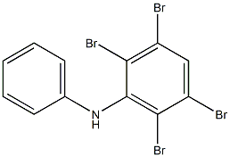 2,3,5,6-Tetrabromophenylphenylamine Struktur