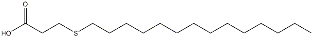 3-(Tetradecylthio)propionic acid 结构式