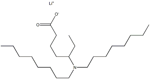 5-(Dioctylamino)heptanoic acid lithium salt Structure