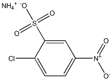 2-クロロ-5-ニトロベンゼンスルホン酸アンモニウム 化学構造式