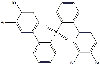 3,4-Dibromophenylphenyl sulfone Structure