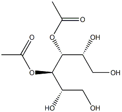 D-Glucitol 3,4-diacetate 结构式