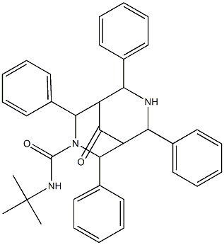 N-tert-Butyl-9-oxo-2,4,6,8-tetraphenyl-3,7-diazabicyclo[3.3.1]nonane-3-carboxamide