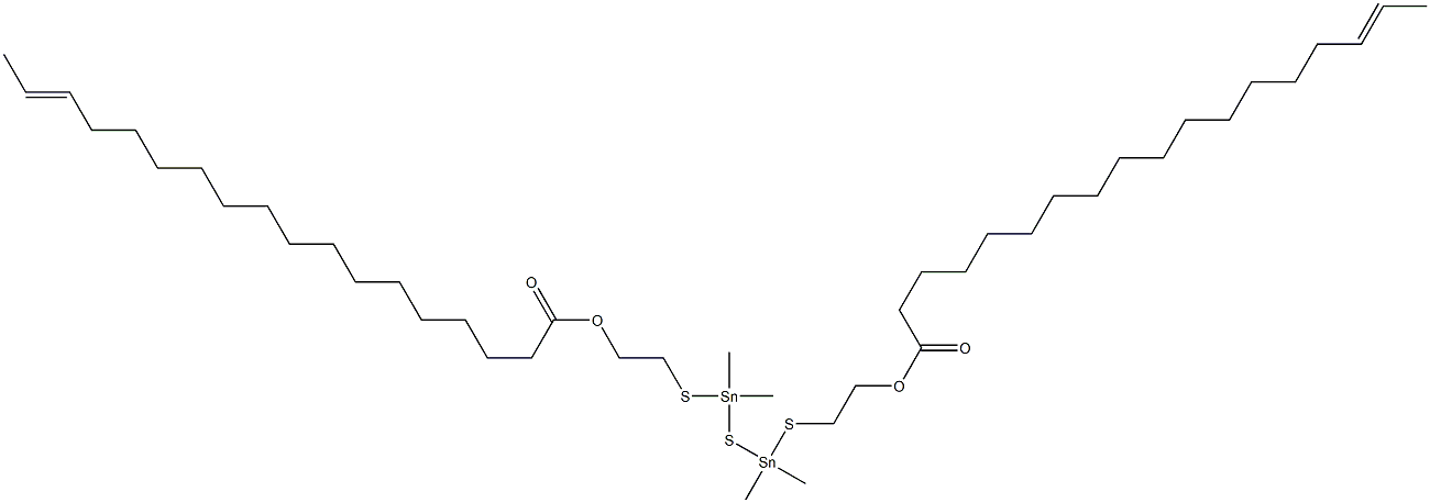 Bis[dimethyl[[2-(15-heptadecenylcarbonyloxy)ethyl]thio]stannyl] sulfide|