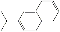 1,4,4a,5-Tetrahydro-7-isopropylnaphthalene 结构式