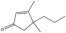 4-Propyl-3,4-dimethyl-2-cyclopenten-1-one