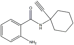 N-(1-Ethynylcyclohexyl)-2-aminobenzamide 结构式