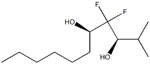 (3R,5R)-4,4-Difluoro-2-methylundecane-3,5-diol Structure