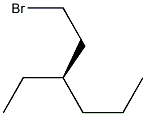 [R,(-)]-1-Bromo-3-ethylhexane 结构式