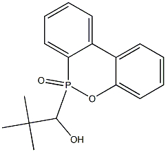 6-(1-Hydroxy-2,2-dimethylpropyl)-6H-dibenz[c,e][1,2]oxaphosphorin 6-oxide Structure