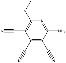 2-Amino-6-dimethylamino-3,4,5-pyridinetricarbonitrile|