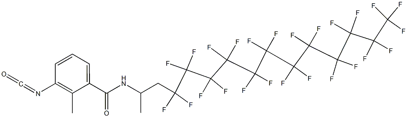 3-Isocyanato-2-methyl-N-[2-(pentacosafluorododecyl)-1-methylethyl]benzamide