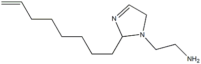 1-(2-Aminoethyl)-2-(7-octenyl)-3-imidazoline,,结构式