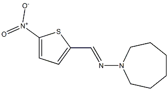 5-Nitro-2-[[(hexahydro-1H-azepin)-1-yl]iminomethyl]thiophene