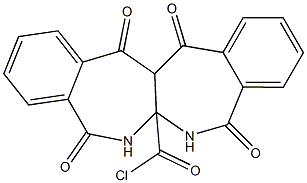 2,3-Bis(phthaloylamino)propionic acid chloride 结构式