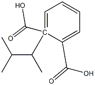 (-)-Phthalic acid hydrogen 2-[(R)-1,2-dimethylpropyl] ester,,结构式