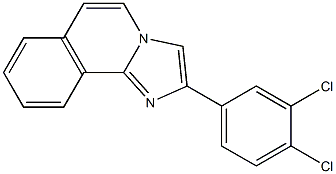 2-(3,4-Dichlorophenyl)imidazo[2,1-a]isoquinoline Structure