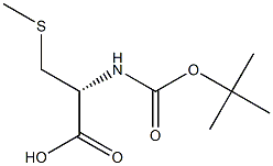 N-Boc-S-メチル-L-Cys-OH 化学構造式