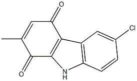 6-Chloro-2-methyl-9H-carbazole-1,4-dione Structure