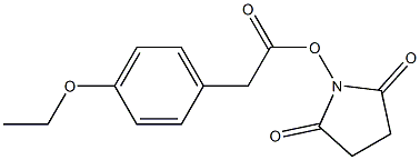 4-Ethoxybenzeneacetic acid succinimidyl ester Structure