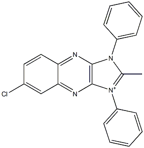 6-Chloro-2-methyl-1,3-diphenyl-1H-imidazo[4,5-b]quinoxalin-3-ium