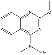 4-(1-Methylhydrazino)-2-methoxyquinazoline Structure