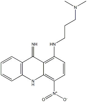 9,10-Dihydro-9-imino-4-nitro-N-[3-(dimethylamino)propyl]acridin-1-amine