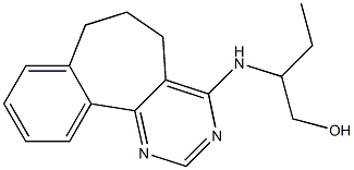 6,7-Dihydro-4-(1-hydroxymethylpropylamino)-5H-benzo[6,7]cyclohepta[1,2-d]pyrimidine