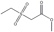 (Ethylsulfonyl)acetic acid methyl ester Structure